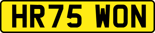 HR75WON