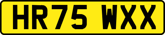 HR75WXX