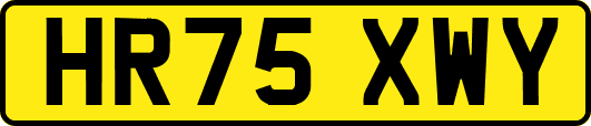 HR75XWY