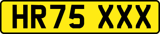 HR75XXX