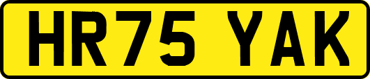 HR75YAK