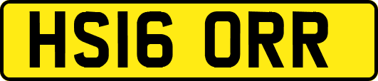 HS16ORR