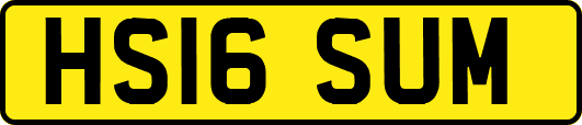 HS16SUM
