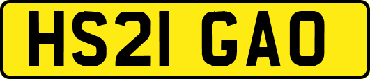 HS21GAO