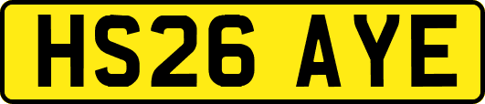 HS26AYE