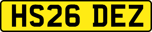 HS26DEZ