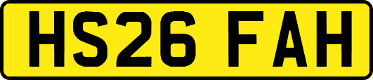 HS26FAH