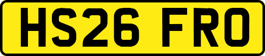 HS26FRO