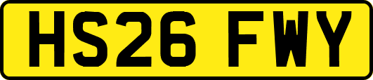HS26FWY