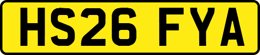 HS26FYA