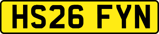 HS26FYN