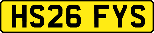 HS26FYS