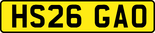 HS26GAO