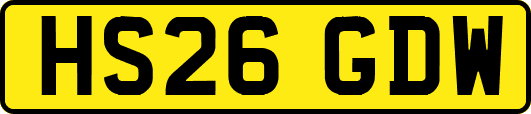 HS26GDW