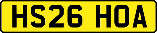 HS26HOA