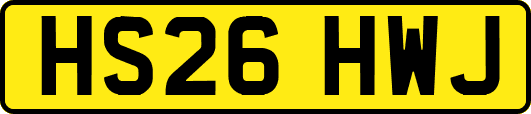 HS26HWJ