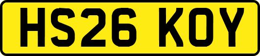 HS26KOY