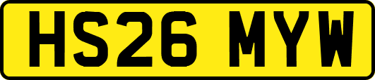 HS26MYW