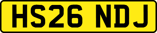 HS26NDJ