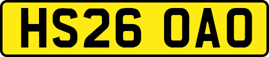 HS26OAO