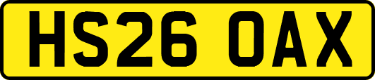 HS26OAX