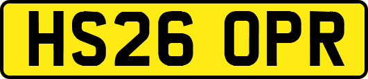 HS26OPR