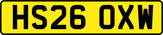 HS26OXW