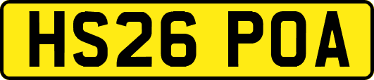 HS26POA