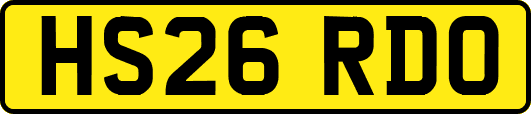 HS26RDO