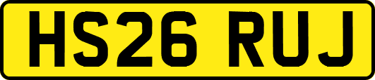 HS26RUJ