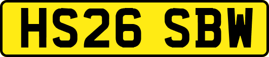 HS26SBW