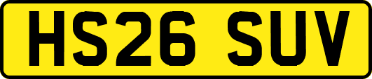 HS26SUV