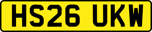 HS26UKW