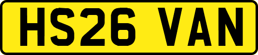 HS26VAN