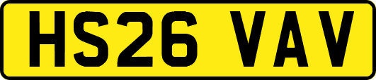 HS26VAV