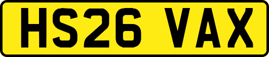 HS26VAX