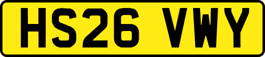 HS26VWY
