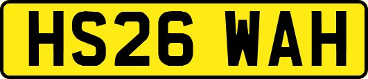HS26WAH
