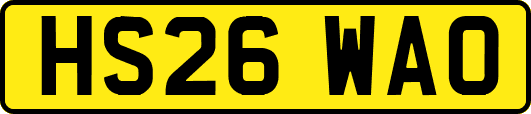 HS26WAO