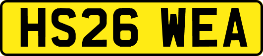 HS26WEA