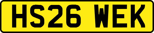 HS26WEK