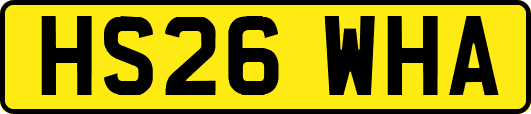 HS26WHA