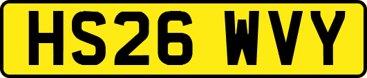 HS26WVY