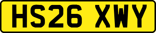 HS26XWY