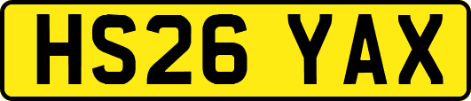 HS26YAX