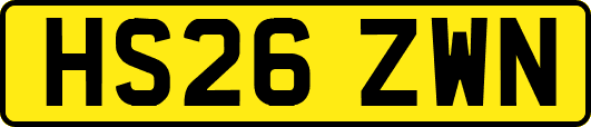 HS26ZWN