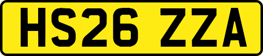HS26ZZA