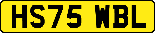 HS75WBL