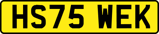 HS75WEK