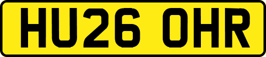HU26OHR